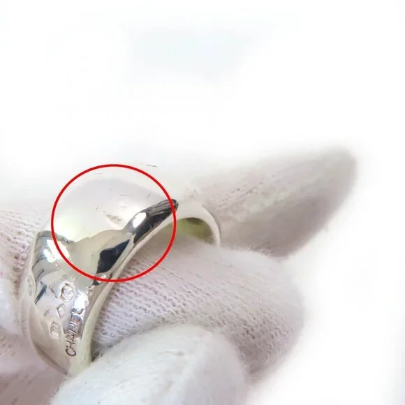 CHANEL Authentic Silver Ring - Picture 9 of 9
